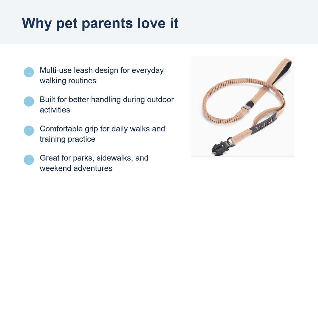 4-in-1 Tactical Dog Walking Leash - Benefits