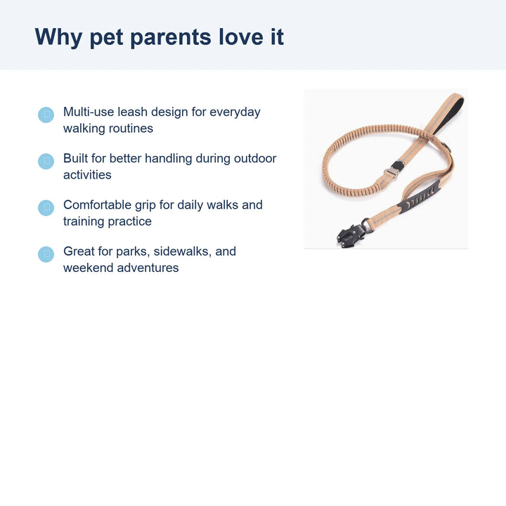 4-in-1 Tactical Dog Walking Leash - Benefits