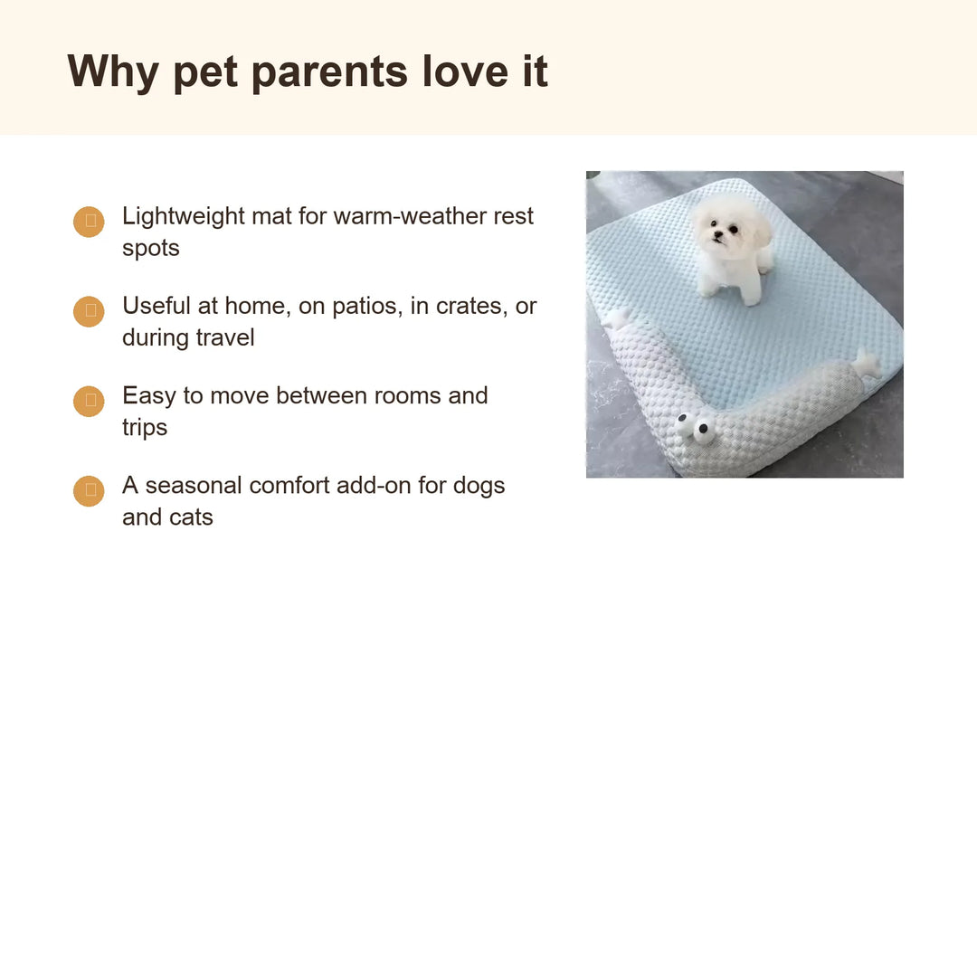 Cooling Pet Summer Mat - Benefits