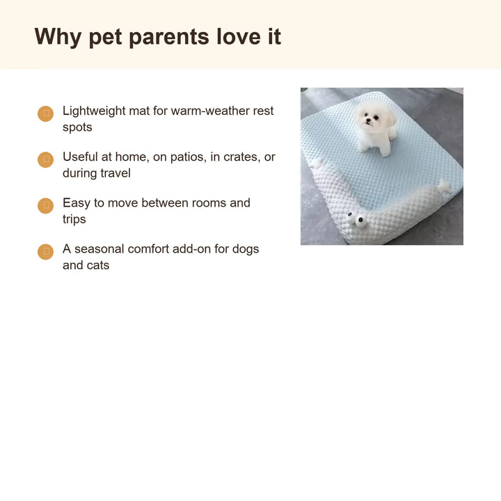 Cooling Pet Summer Mat - Benefits