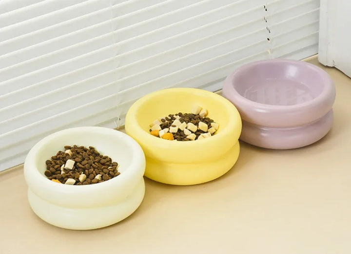 Elevated Ceramic Pet Bowl with Stand
