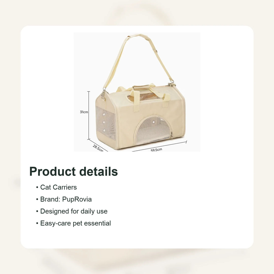 Foldable Breathable Pet Carrier Bag - Details