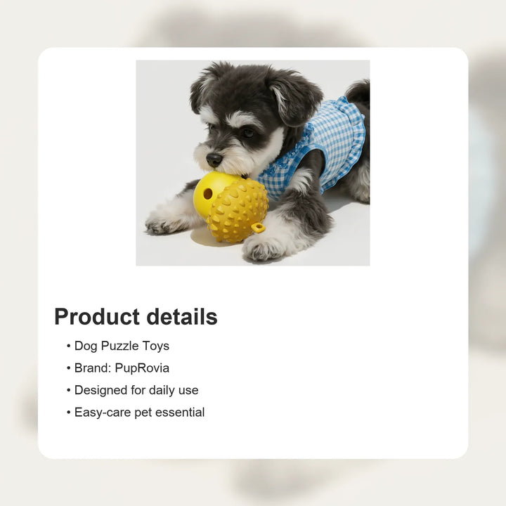 Interactive Dog Slow Feeder Puzzle Toy - Details