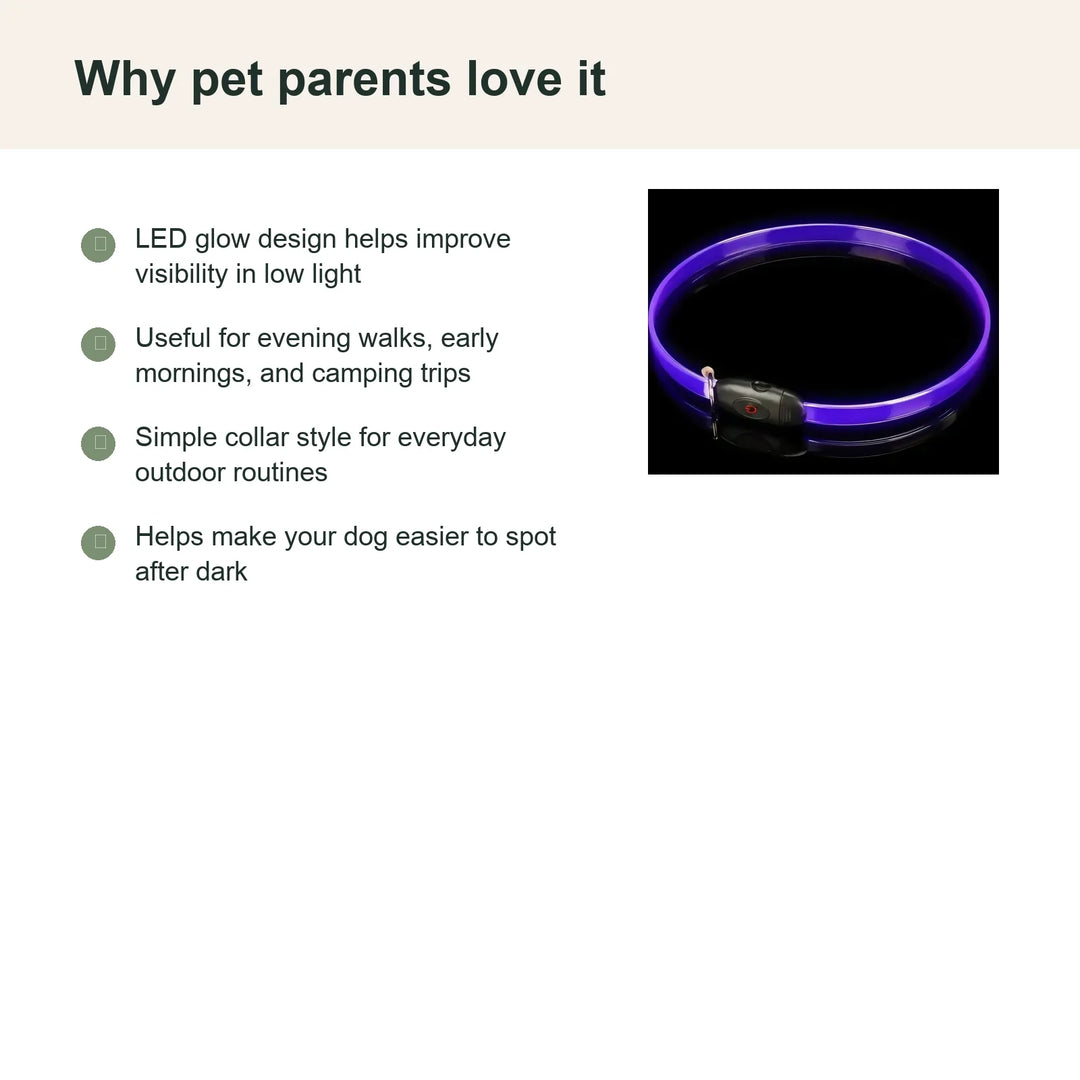 LED Glow Dog Collar - Benefits