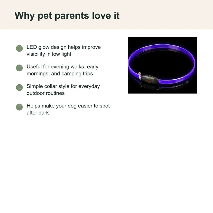 LED Glow Dog Collar - Benefits