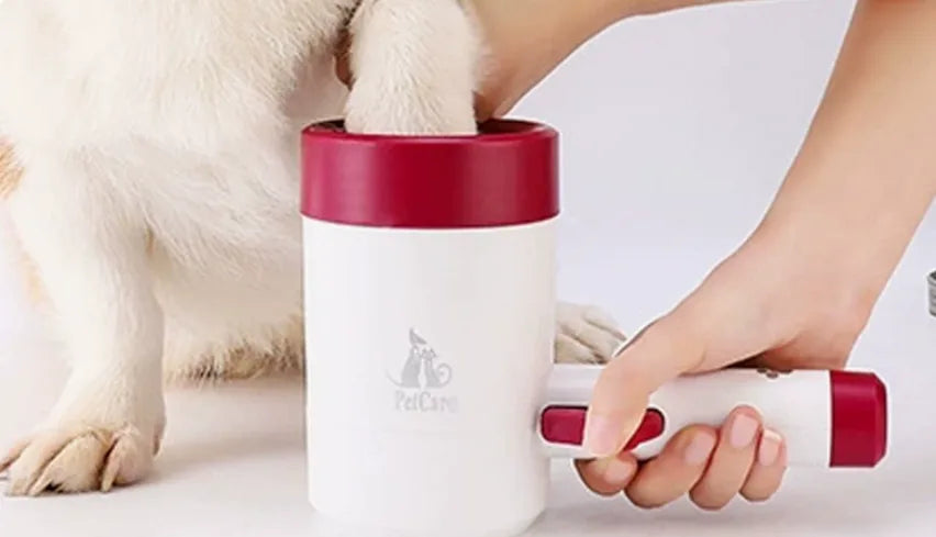 Press-to-Clean Dog Paw Washer Cup