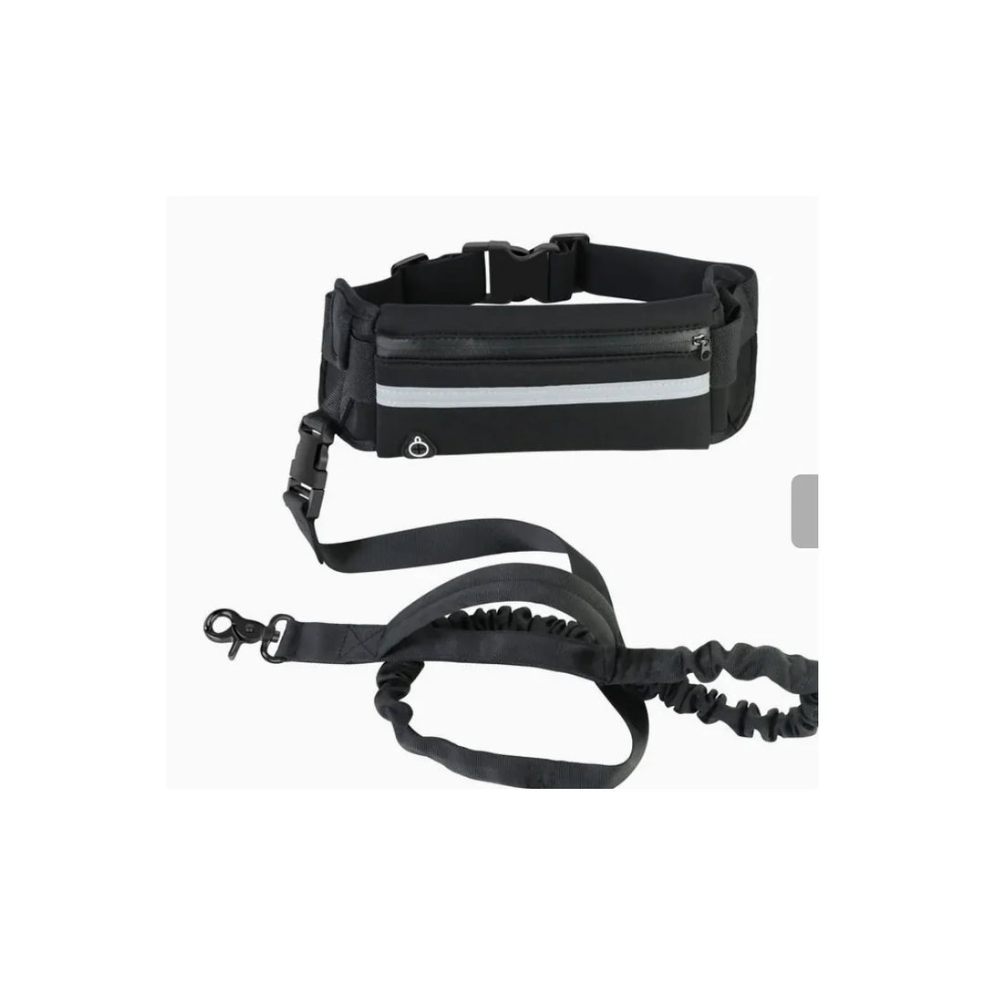 Reflective Hands-Free Dog Running Belt Leash - square product image