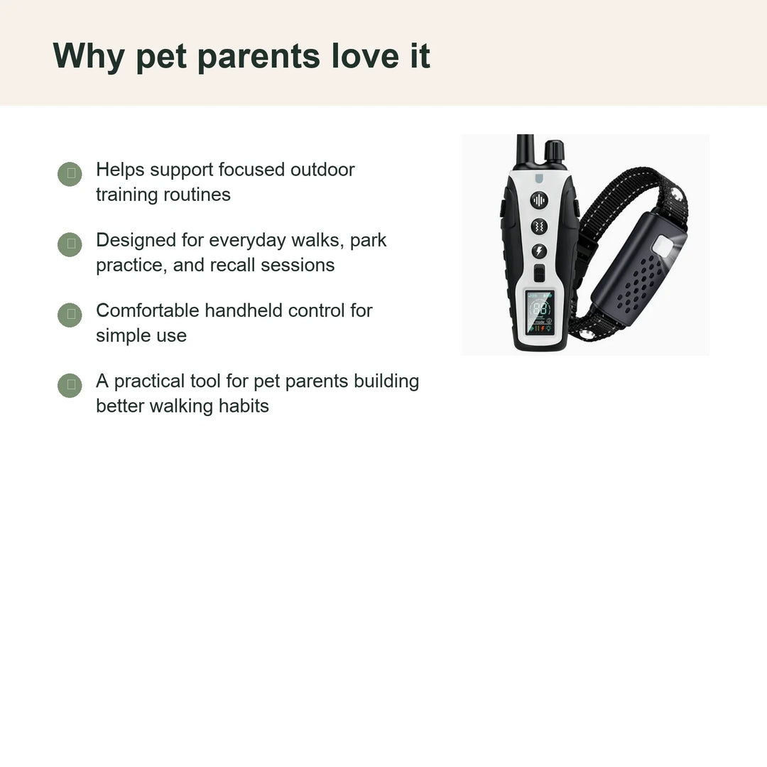Smart Remote Dog Training Leash System - Benefits