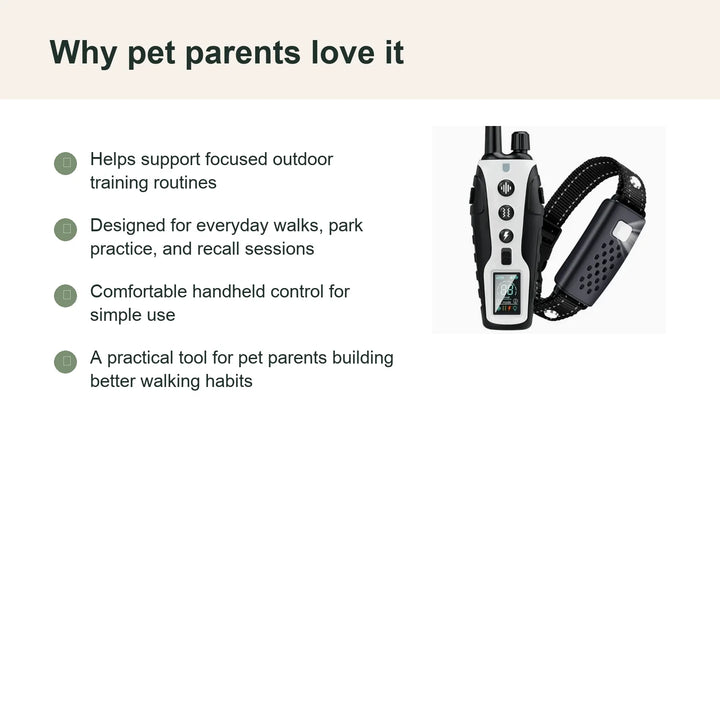Smart Remote Dog Training Leash System - Benefits