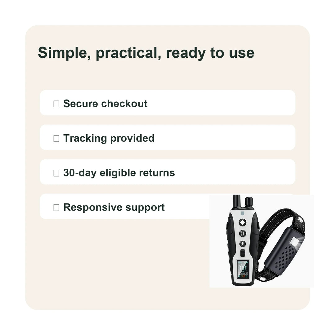 Smart Remote Dog Training Leash System - Trust