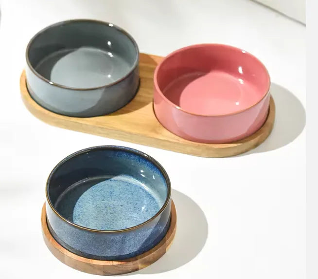 Solid Ceramic Pet Bowl